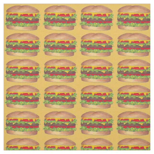 Tecido de Cheeseburger de Comida rápida de carne (Modelo)