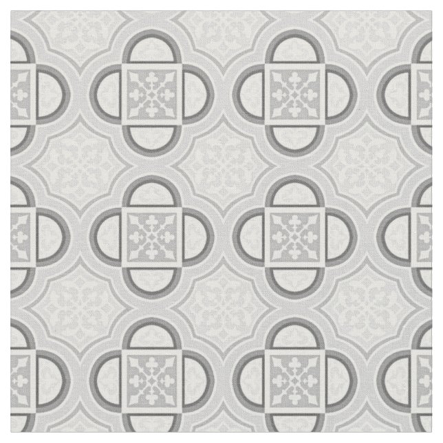 Tecido de Cinza de Quatrefoil (Detalhe)
