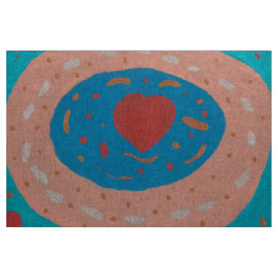 Tecido de Círculos de Amor