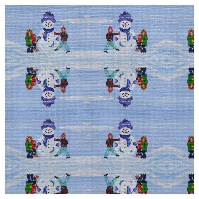 Tecido de Crianças de Neve (Modelo)