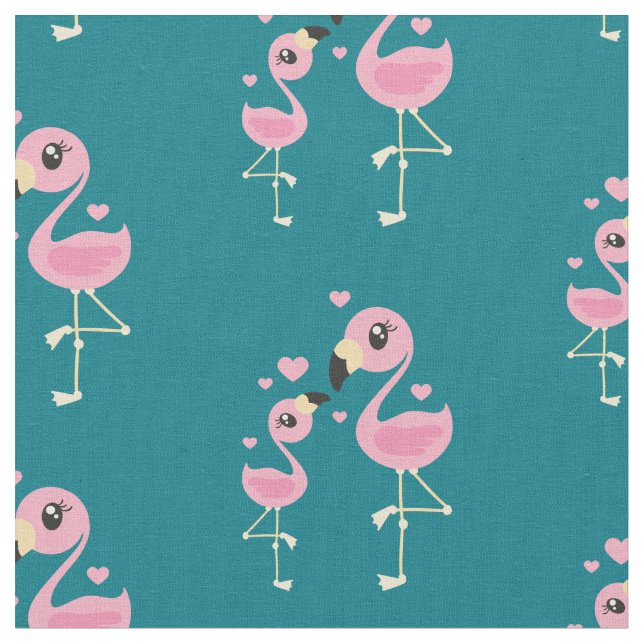 Tecido de decoração de bebês Flamingo (Detalhe)