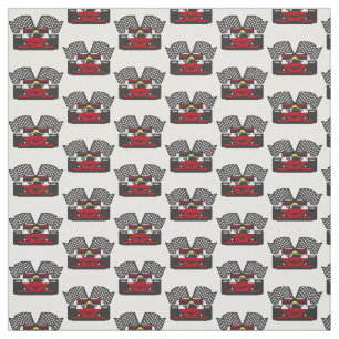 Tecido de Design de Carro de Corrida