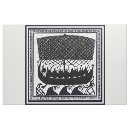 Tecido de Designer Viking Náutico