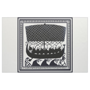 Tecido de Designer Viking Náutico