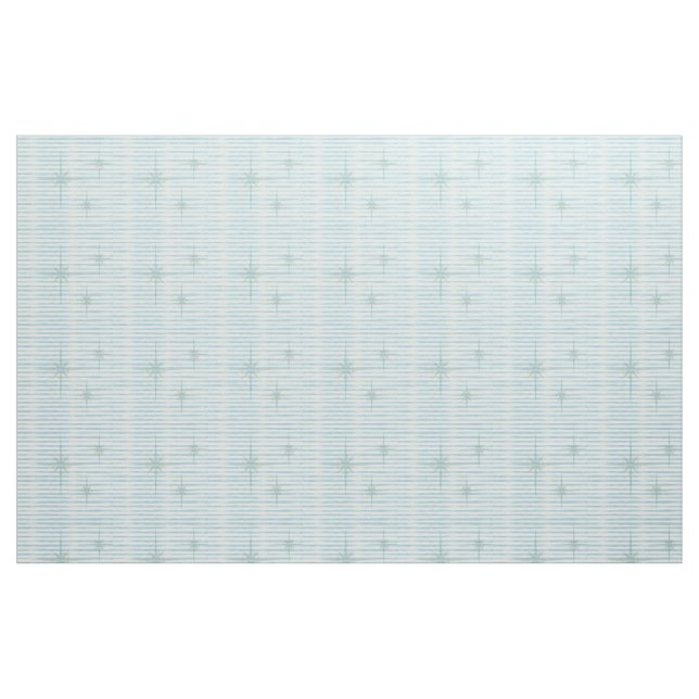 Tecido de distribuição atômica azul e branca (Fat Quarter)