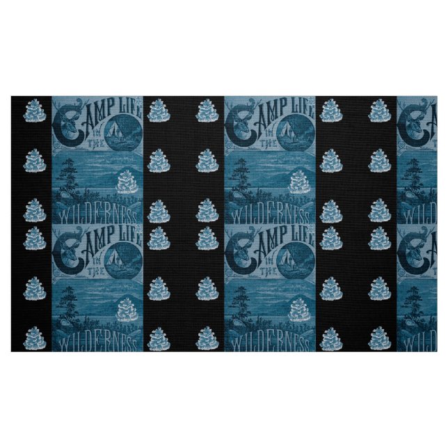 Tecido de diversão do acampamento (Fat Quarter)