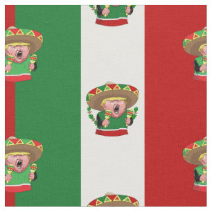 tecido de Donald Trump do mexicano