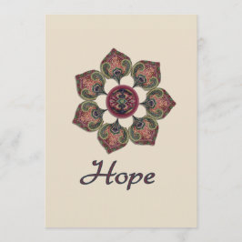 TECIDO de ESPERO Flor Vermelho e Azul