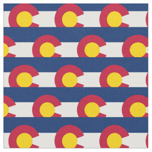 Tecido de Estado do Colorado Flag & America/Moda d