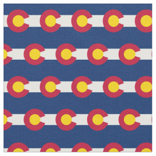 Tecido de Estado do Colorado Flag & America/Moda d