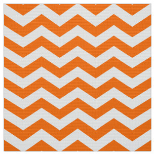Tecido de Estofamento Chevron Laranja Por Metro