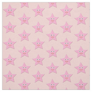 Tecido de Estrela Rosa Bonita para Artesanato