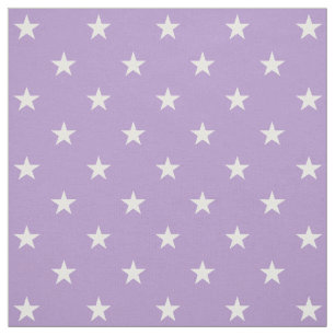Tecido de Estrelas Roxas