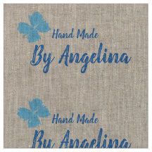 Tecido de etiquetas de costura personalizadas feit