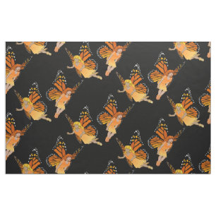 Tecido de Faerie Art Borboleta Fada Tecidos