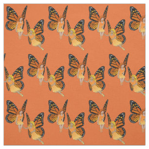 Tecido de Faerie Art Borboleta Fada Tecidos