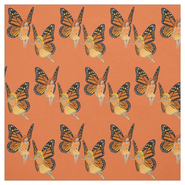 Tecido de Faerie Art Borboleta Fada Tecidos (Modelo)
