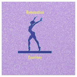 Tecido de Feixe de ginástica Roxo