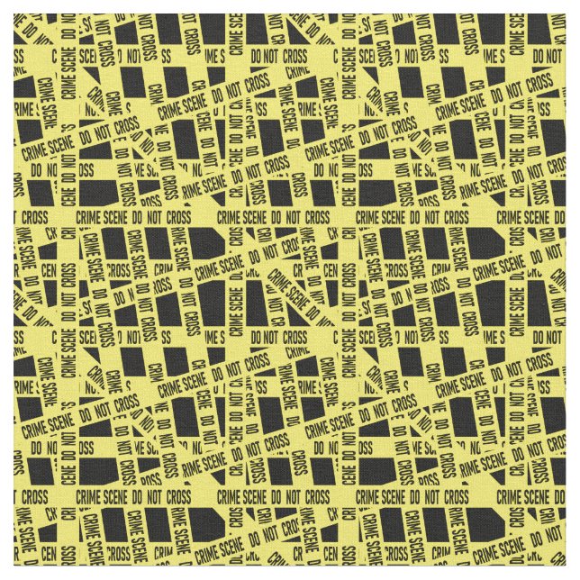 Tecido de fita da cena do crime (Detalhe)