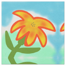 tecido de flor amarela