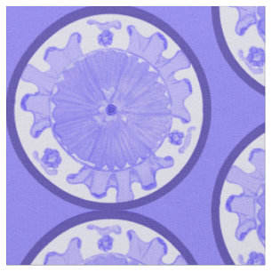 Tecido de flor da paixão azul-Periwinkle