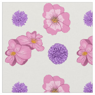 Tecido de Flor e Padrão de Arranque