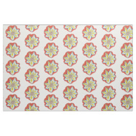 Tecido de Flor Mandala