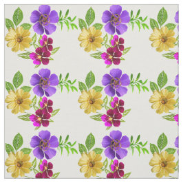Tecido de Flores 3 Cores