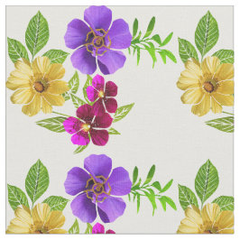 Tecido de Flores 3 Cores
