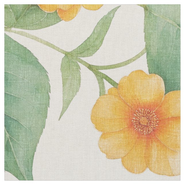 Tecido de flores de Ilima havaiana (Detalhe)