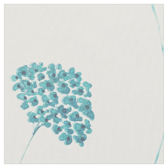 Tecido de Flores de Turquesa Bonitas (Detalhe)