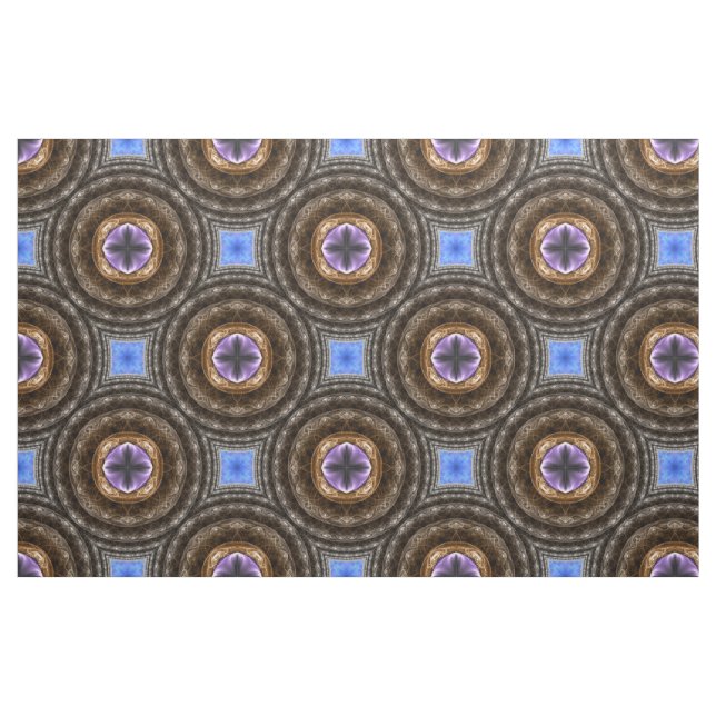 Tecido de Fluxo do Círculo de Padrão (Fat Quarter)