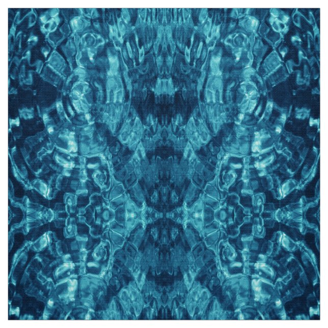 Tecido de Foto Abstrato Azul (Modelo)