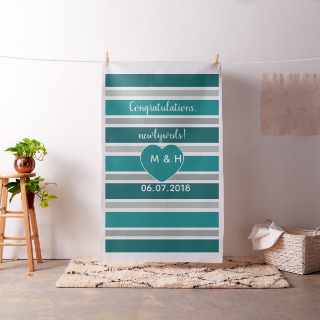 Tecido de fotobografia de casamento de texto perso (In Situ)