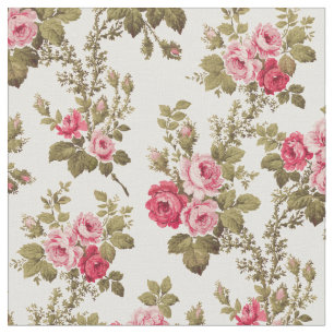 Tecido de Fundo Elegante Vintage Rosa Roses-Buff