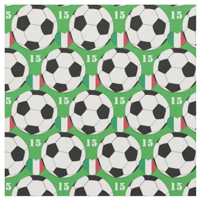 Tecido de Futebol - Moda de futebol - Itália (Detalhe)