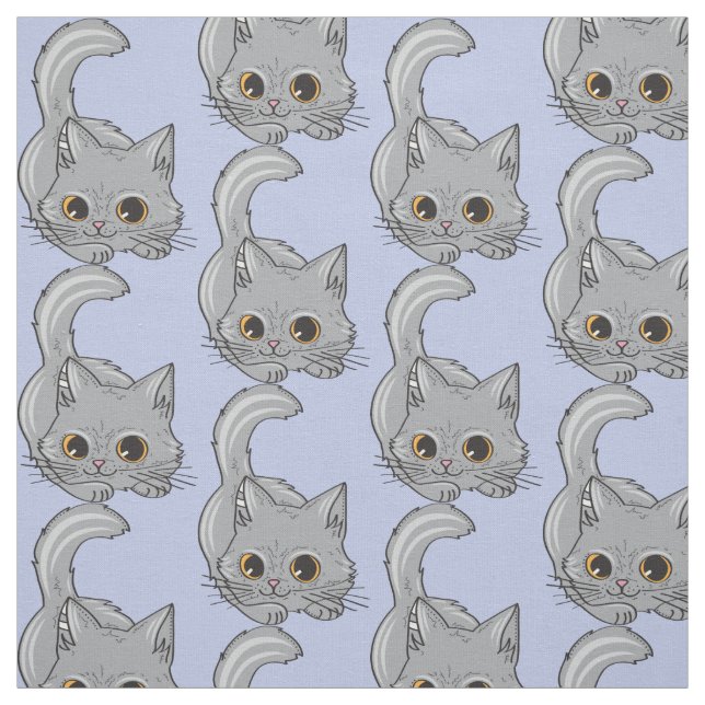 Tecido de gatinho fofo de cor personalizada (Modelo)