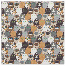 Tecido de Gatinhos bonito