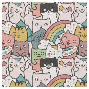 Tecido de Gatos Cujos