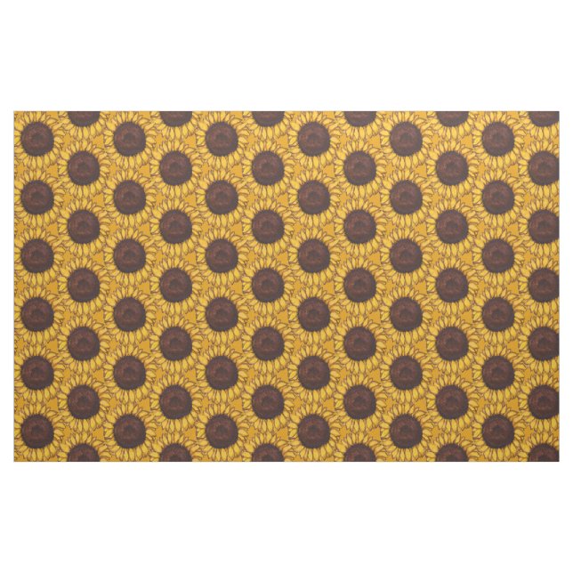 Tecido de girassol Algodão de Tecido de girassol o (Fat Quarter)