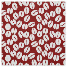 Tecido de grãos de café brancos