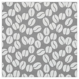 tecido de grãos de café brancos de cinza