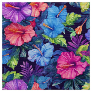 Tecido de Hibiscus (Dark IV)