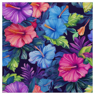 Tecido de Hibiscus (Dark IV)