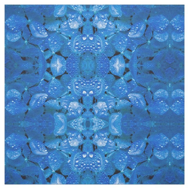 Tecido de Hydrangea azul (Modelo)