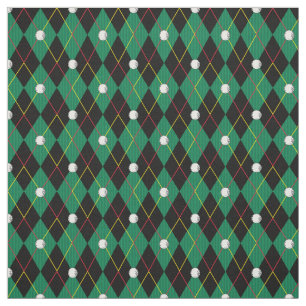 Tecido de impressão Argyle para golfistas