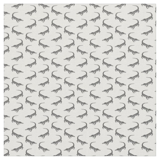 Tecido de Impressão de Alligador Clássico com COR  (Detalhe)