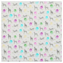 Tecido de Joann da páscoa do galgo italiano, Iggy