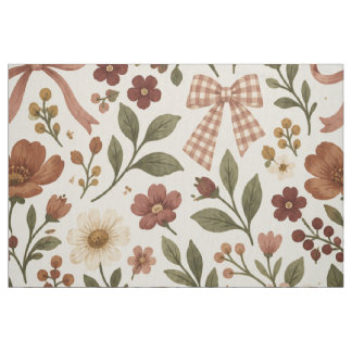 Tecido de Laço Floral Vintage Cottagecore | Românt