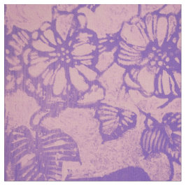 Tecido de Lavanda Desbotada de Beija-flores
